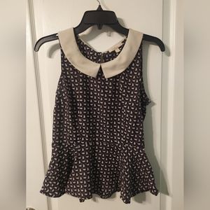 Modcloth Rabbit Peplum Size M